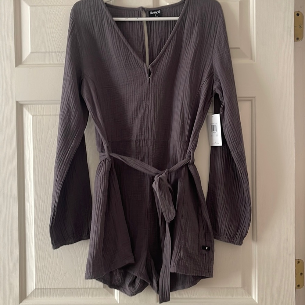 Romper, Hurley never wore. Grey L